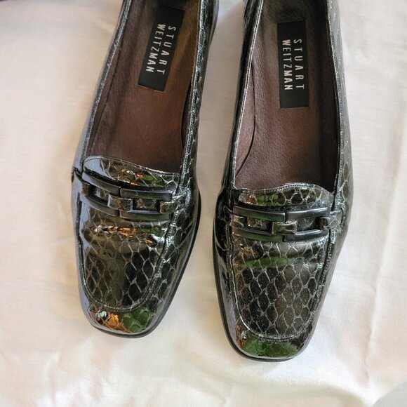 STUART WEITZMAN Women's Hornsby Black Patent Leather Flats Size 8.5 M - Picture 5 of 7